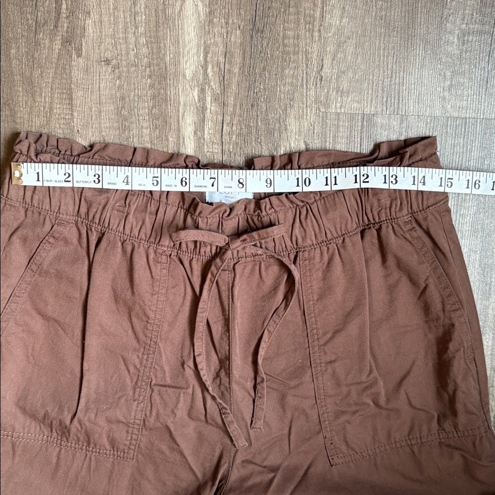LOFT Chocolate Brown Joggers - Picture 3 of 5